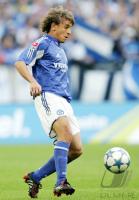 Fussball 1. Bundesliga: Schalke, RAFINHA Einzelaktion am Ball
