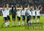 Fussball - EM-Qualifikation: Deutschland - Schottland, JUBEL nach Schluss