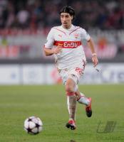 FUSSBALL  International CHL 09/10: Sami Khedira  (VfB Stuttgart)Stefano CelozziStefano Celozzi  (VfB Stuttgart)