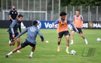 Fussball Training Deutsche Nationalmannschaft in Stuttgart