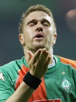 Fussball UCL Quali: Bremen - Basel, Jubel