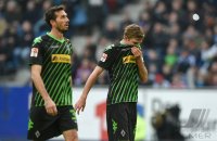 Fussball, 1. Bundesliga  Saison 2014/2015: Hamburger SV - Borussia Moenchengladbach