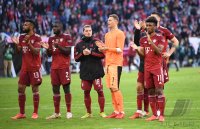 Fussball 1. Bundesliga Saison 21/22: FC Bayern Muenchen -  TSG 1899 Hoffenheim