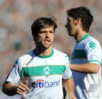 FUSSBALL 1. BUNDESLIGA: Werder Bremen, OEZIL und  DIEGO