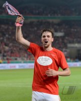 FUSSBALL DFB POKAL  Saison 2012/2013: JUBEL Martin Harnik (VfB Stuttgart)