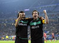 Fussball UEFA Cup Halbfinale  08/09  Hamburger SV - Werder Bremen