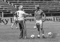 Fussball Argentinien-Deutschland: Derwall, Rummenigge (Deutschland)