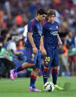 FUSSBALL International 2014/2015: Luis Suarez (Barca)