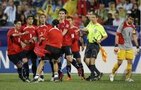 Fussball International  U 20 Halbfinale Chile - Argentinien
