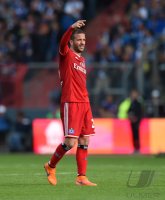 Fussball, 1. Bundesliga  Saison 2014/2015 Relegation: Karlsruher SC - Hamburger SV