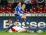 Fussball 1. Bundesliga: Koeln - Berlin, Zweikampf