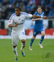 FUSSBALL 1. Bundesliga  Saison 2011/2012: Jefferson Farfan (FC Schalke 04)