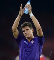 Fussball Europa League Saison 2013/2014: JUBEL Mario Gomez (AC Florenz)