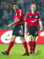 DFB-Pokalfinale: Schalke 04 - Bayer 04 Leverkusen, Lucio und Ramelow enttaeuscht