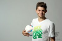 Fussball 1. Bundesliga, Saison 2011/2012: Matthias Zimmermann posiert im exklusiven Fotoshooting