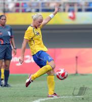 FUSSBALL  Olympia 2008   Vorrunde  Frauen   Schweden - Argentinien