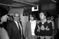 ISPO Internationale Sportartikelmesse in M&Atilde;&frac14;nchen Jupp Heynckes re mit seiner Frau Iris und Hen