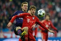 FUSSBALL INTERNATIONAL CHL ACHTELFINALE 12/13: FC Bayern Muenchen - FC Arsenal London