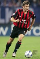 Fussball International UCL: Mailand, SHEVCHENKO Einzelaktion am Ball