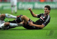 Fussball CHL  Saison 2011/2012: Mario Gomez (FC Bayern Muenchen)
