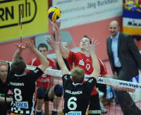 Volleyball  1. Bundesliga  09/10: Play Off Viertelfinale  ENBW TV Rottenburg - SCC Berlin