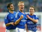 Fussball Uefa-Cup: Schalke - Kopenhagen, Torjubel n. 2:1