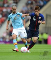 FUSSBALL Olympia 2012 Maenner: Spanien - Japan