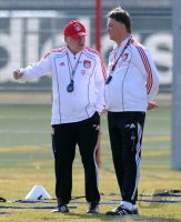 Fussball 1. Bundesliga: Training beim FC Bayern Muenchen