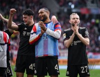 Fussball 1. Bundesliga  Saison  2025/2026  28. Spieltag SC Freiburg - FC Bayern Muenchen