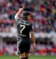 Fussball 1. Bundesliga  Saison  2025/2026  28. Spieltag SC Freiburg - FC Bayern Muenchen