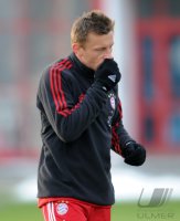 Fussball 1. Bundesliga: Training beim FC Bayern Muenchen