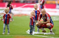 Fussball 1. Bundesliga  Deutscher Meister 14/15 FC Bayern Muenchen