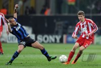 Fussball CHL  Saison 2010/2011: Inter Mailand - FC Bayern Muenchen