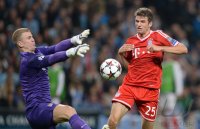 Fussball CHL  Saison 2013/2014:  Manchester City - FC Bayern Muenchen