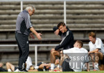 Training der Nationalmannschaft, Voeller, Boehme und Scheider