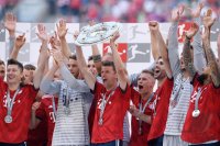 Fussball 1. Bundesliga Saison 17/18: Meister FC Bayern Muenchen