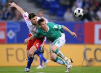 Fussball 1. Bundesliga: Hamburg - Bremen