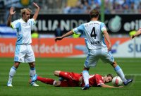 Fussball 2. Bundesliga:  1 FC Kaiserslautern - TSV 1860 Muenchen