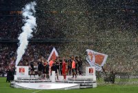 Fussball 1. Bundesliga, Supercup: FC Bayern Muenchen - Borussia Dortmund