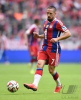 Fussball 1. Bundesliga Saison 14/15: Franck Ribery (FC Bayern Muenchen)