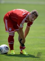 Fussball 1. Bundesliga 2013/2014:  Fototermin beim  FC Bayern Muenchen