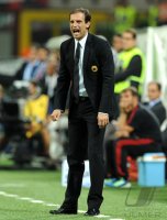 FUSSBALL SERIE A:  Trainer Massimiliano Allegri (AC Mailand)