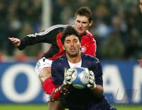 Fussball International Italien-Deutschland; Zweikampf