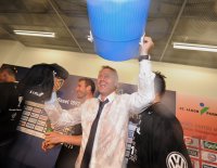 Fussball  International:  Schweizer Meister 10/11 FC Basel: JUBEL Trainer Fink