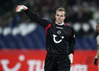 Fussball 1. Bundesliga: Hannover, ENKE Einzelaktion
