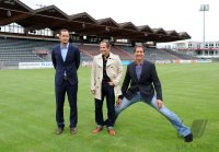 Fussball 3. Bundesliga :  Trainer Heiko Herrlich (SpVgg Unterhaching)