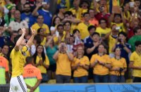 FUSSBALL WM 2014, Achtelfinale: Kolumbien - Uruguay