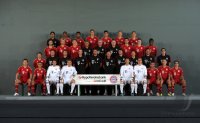 Fussball 1. Bundesliga 2010/2011:  Teamfoto FC Bayern Muenchen