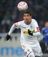 Fussball: 1. Bundesliga Saison 2010/2011, Moenchengladbach: Igor de Camargo am Ball