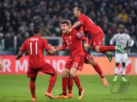 Fussball CHL 15/16 Achtelfinale: Juventus Turin - FC Bayern Muenchen